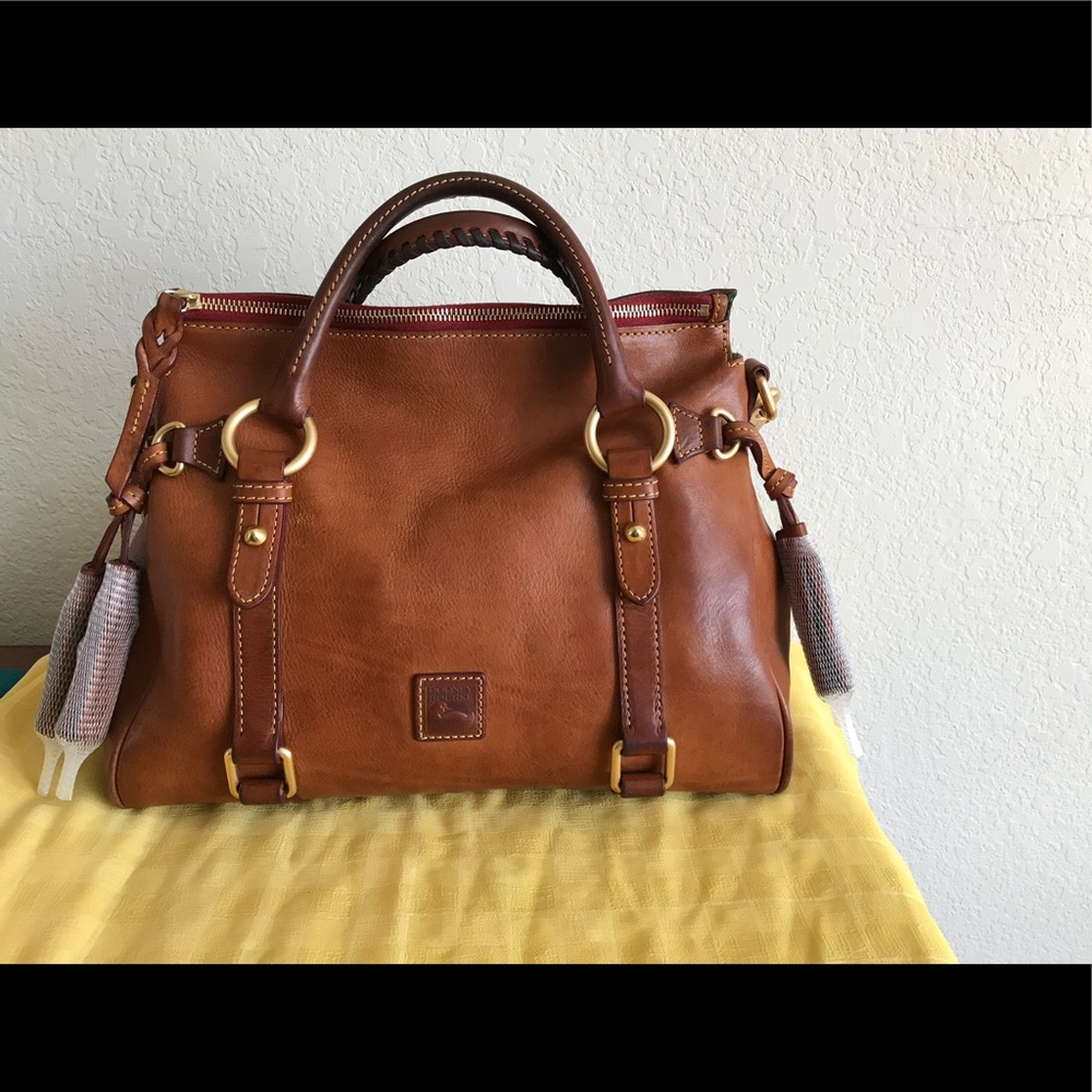 Dooney & Bourke Small Florentine  Satchel- Natural